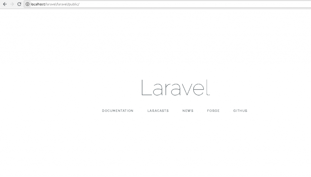 laravel intro browser